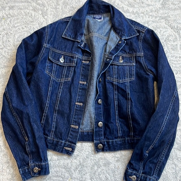 Vintage Jackets & Blazers - VINTAGE Ikeda Jean Jacket Size Large